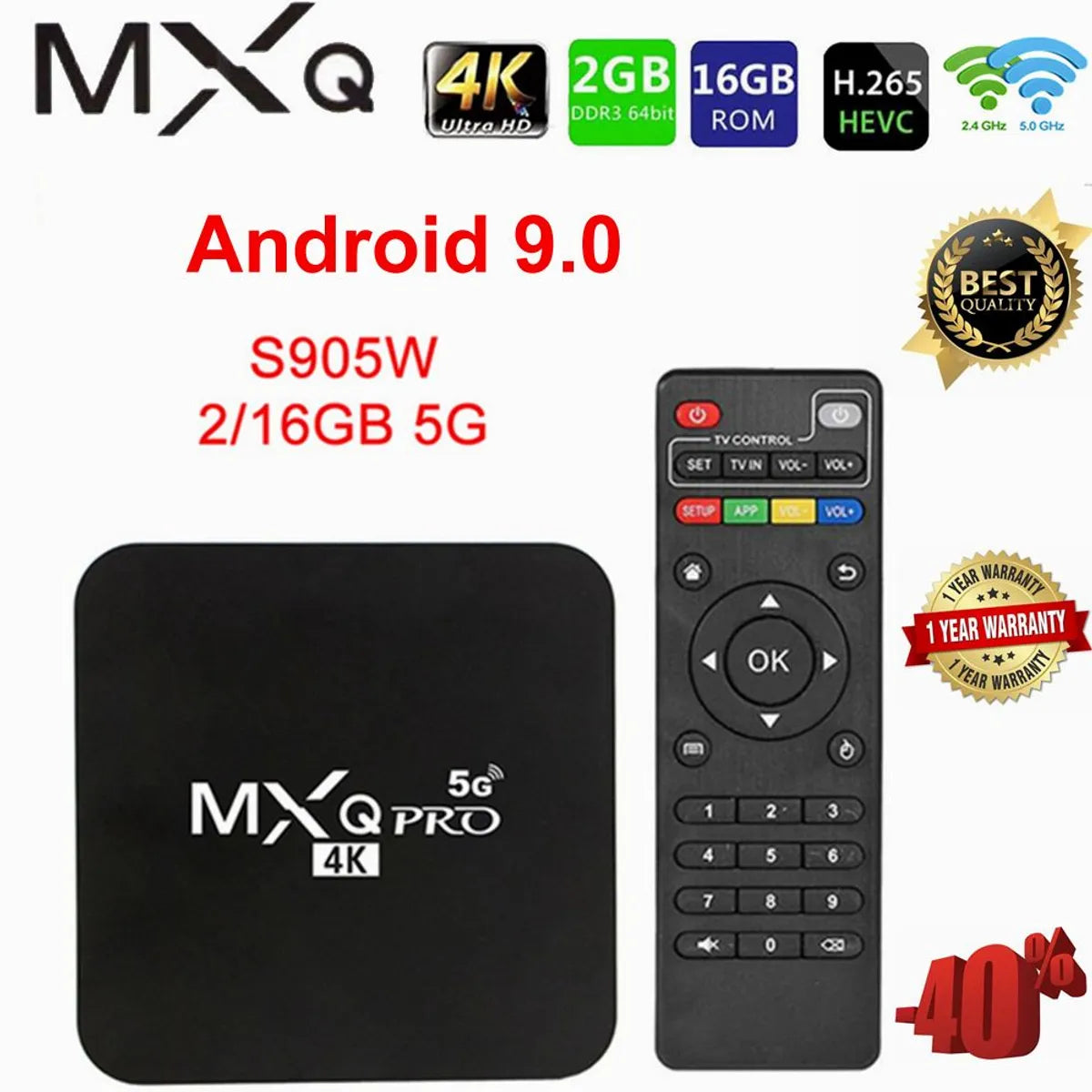 Convertidor De TV A Smart Tv Y Android - MXQPRO4K