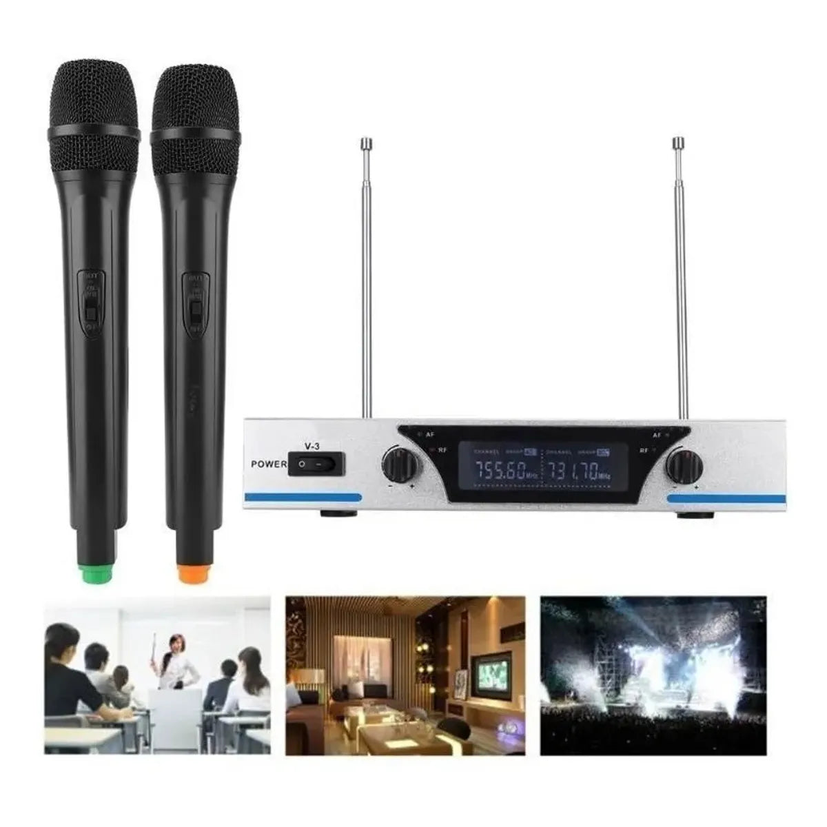 Micrófono Kit Inalámbrico Profesional - XY-V-3