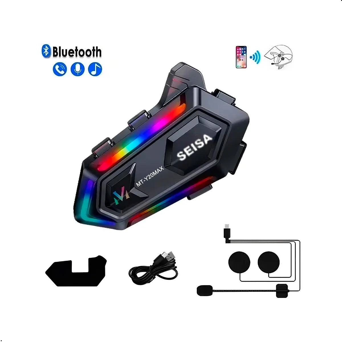 Auricular con intercomunicador para casco moto - MT-Y20MAX