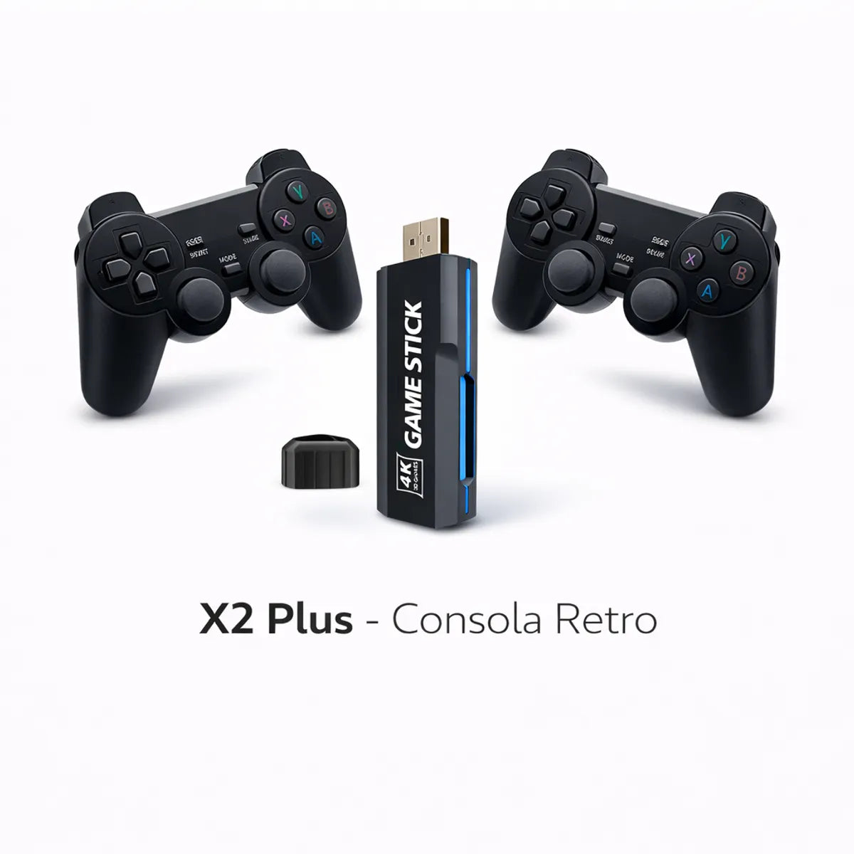Consola de juegos X2 mando inalámbrico recargable 64G 37000 juegos