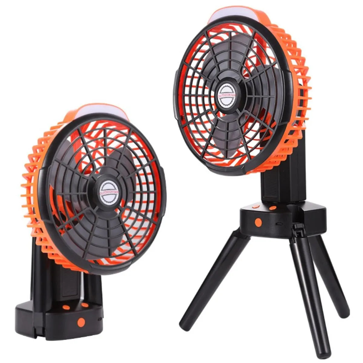 Camping Fan Recargable con Trípode Luz Led con Gancho - FS-X6