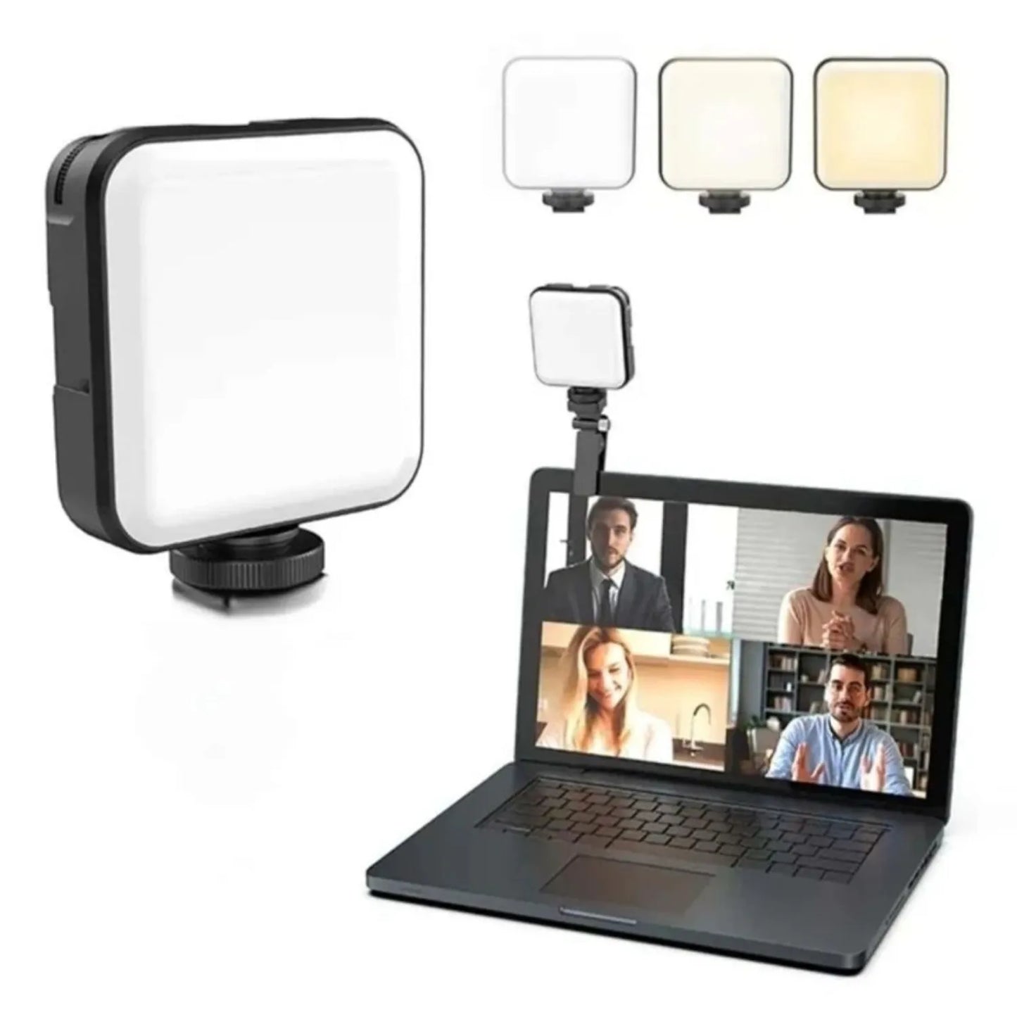 Luz Led Rgb Recargable Con Clip Para Celular  MOD AY-83