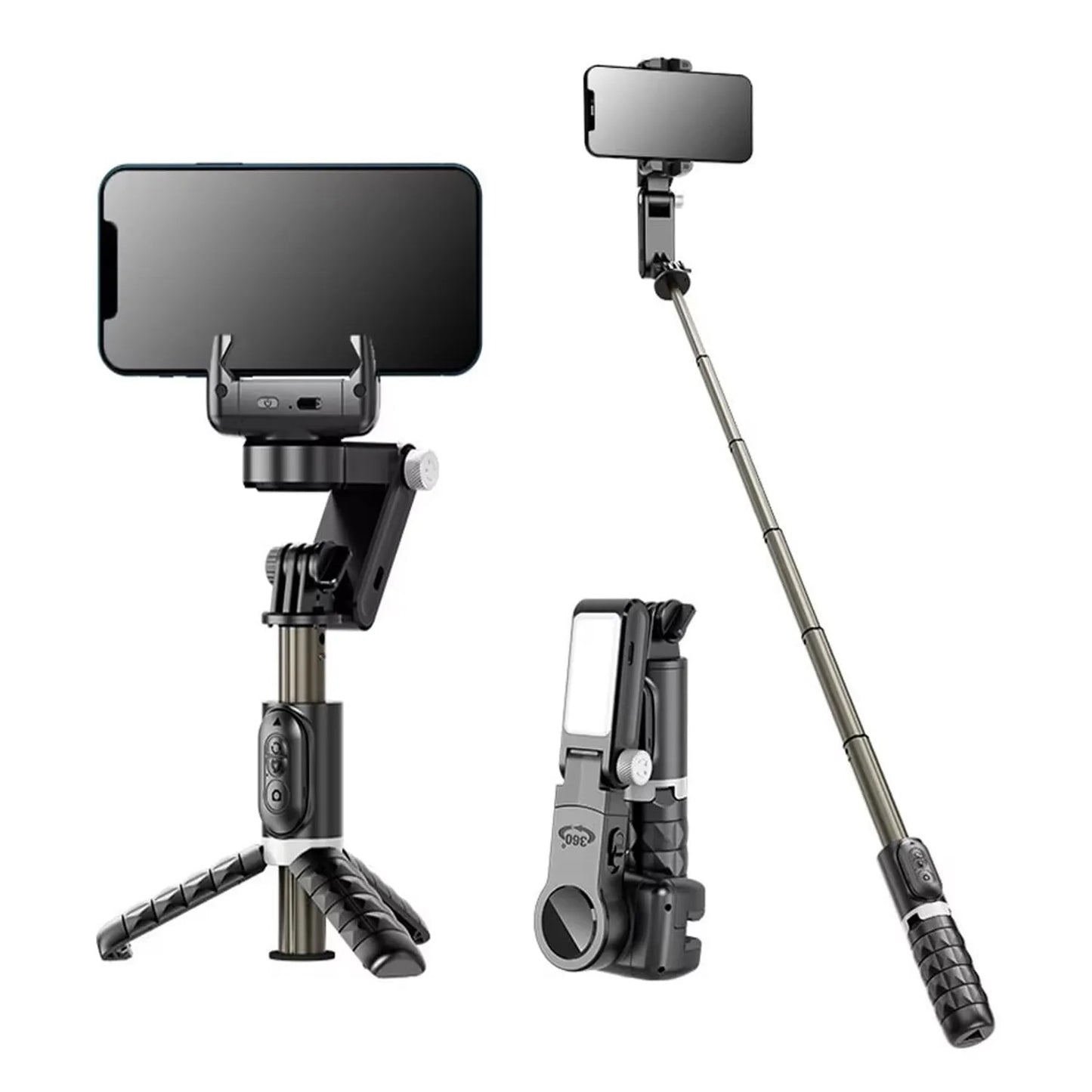 Estabilizador para Selfies de Celular con Luz Q18