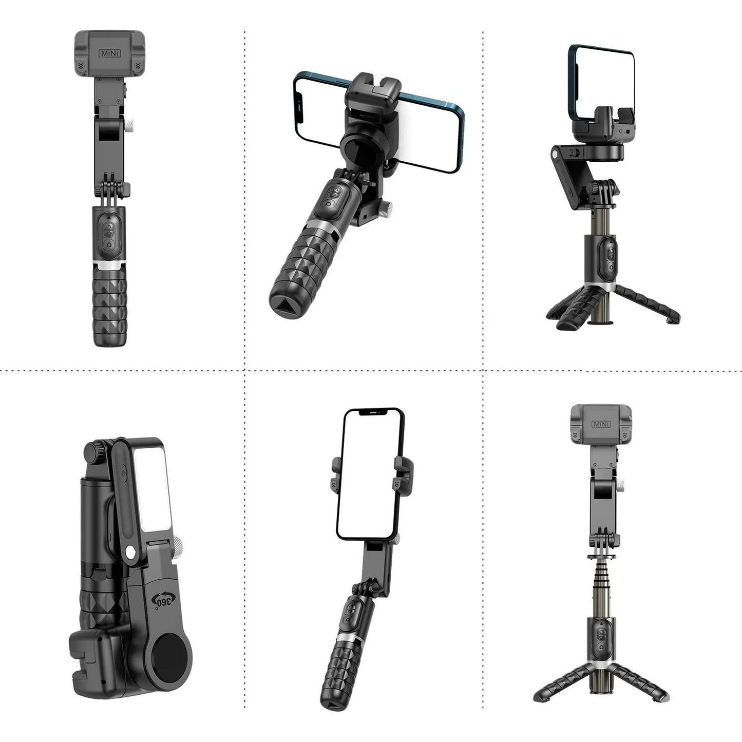 Estabilizador para Selfies de Celular con Luz Q18