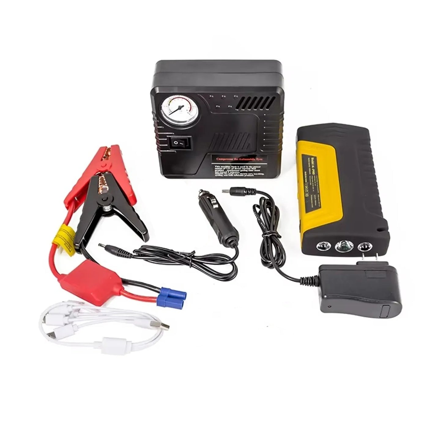 Kit Arrancador Bateria Auto Carro Recargable Power Bank 12v -12174