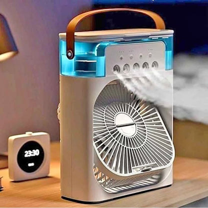 Ventilador humidificador eléctrico portáti blanco MOD l 12256