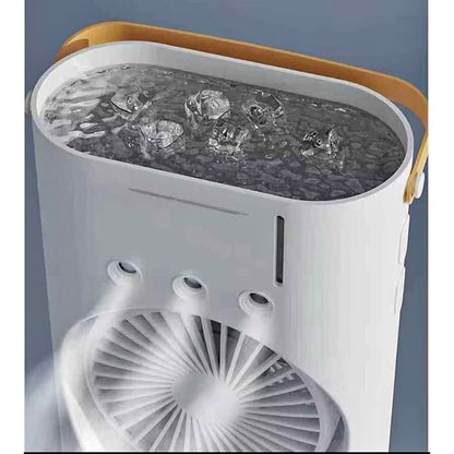 Ventilador humidificador eléctrico portáti blanco MOD l 12256