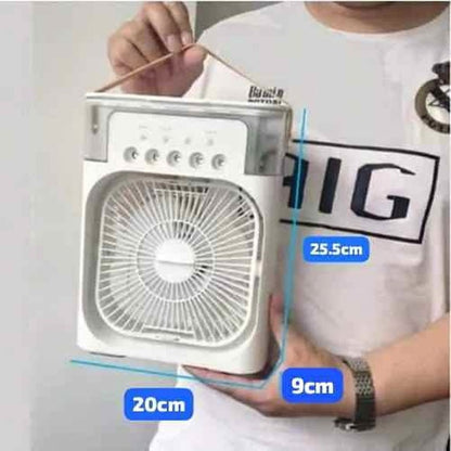 Ventilador humidificador eléctrico portáti blanco MOD l 12256