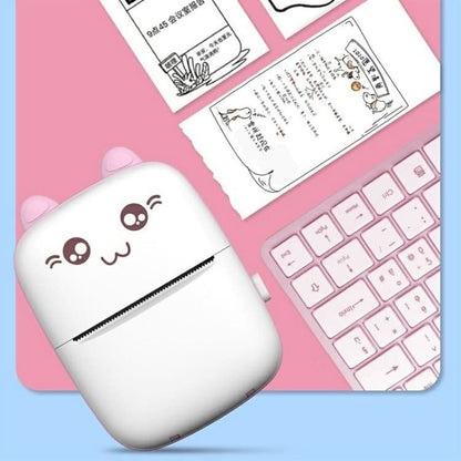 Mini Impresora  Portátil Térmica Bluetooth Recarga ROSADO - MOD: DYJ-C9