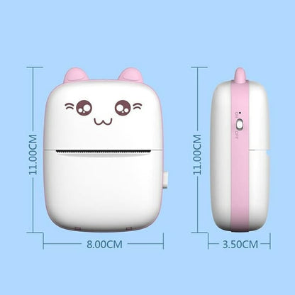 Mini Impresora  Portátil Térmica Bluetooth Recarga ROSADO - MOD: DYJ-C9