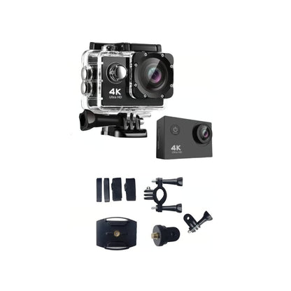 Cámara Deportiva de acción 4k 16 Mp Wifi Acuático Deportes Videos Color Negro MOD SQ-Y02