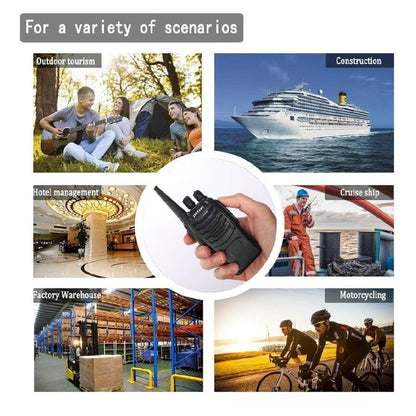 Walkie Talkie 01 Par Radio Transmisor Receptor 3KM 5w SEISA - MOD: ST-B888S