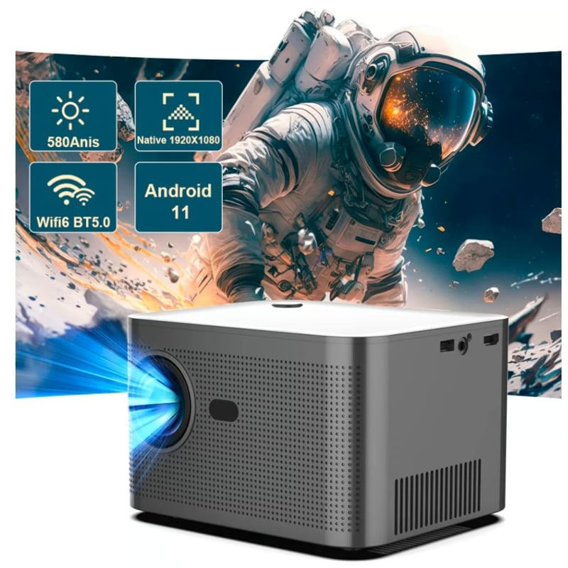 Proyector Portatil Multimedia Smart Android HDMI 4K MOD HY350