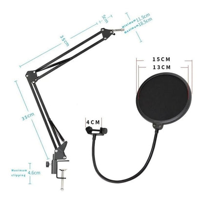 Kit de Microfono Condensador Profesional Usb - MOD: BM-858TZ