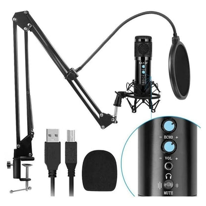 Kit de Microfono Condensador Profesional Usb - MOD: BM-858TZ