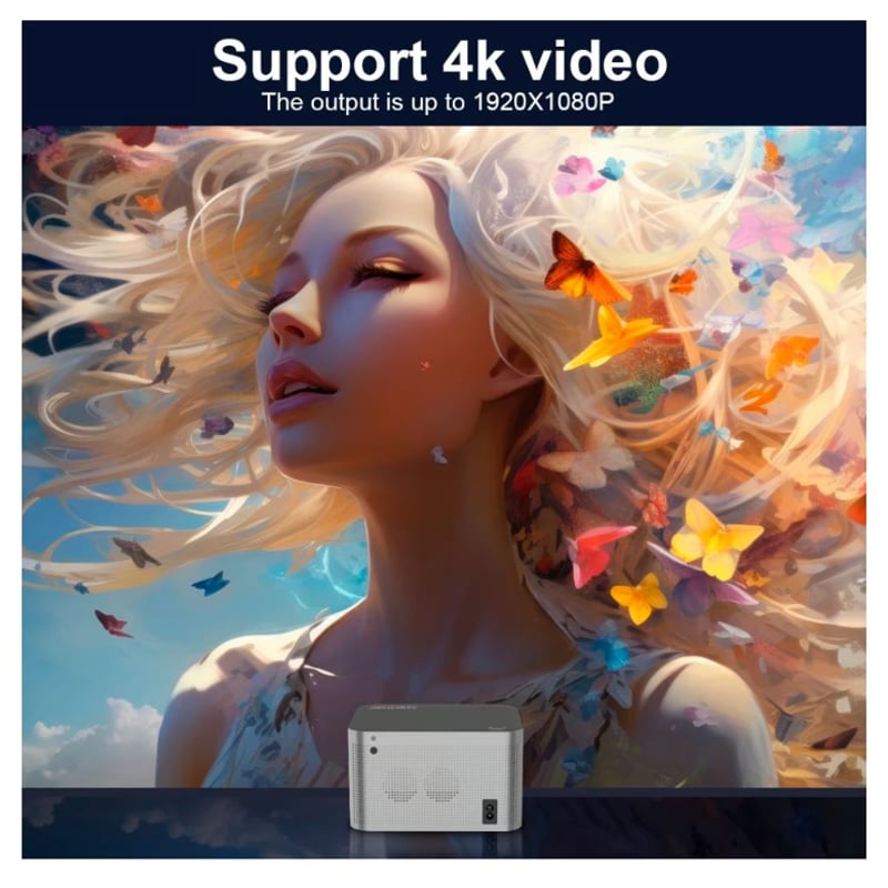 Proyector Portatil Multimedia Smart Android HDMI 4K MOD HY350