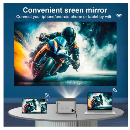 Smart Android Portable Multimedia Projector HDMI 4K - MODEL: HY350