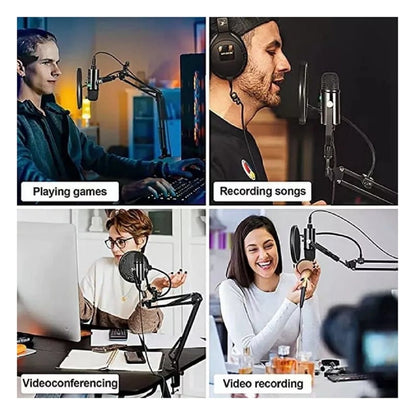 Condenser Microphone Kit for PC - Laptop - Cell Phone Plug and Play USB - MOD: BM-86TZ