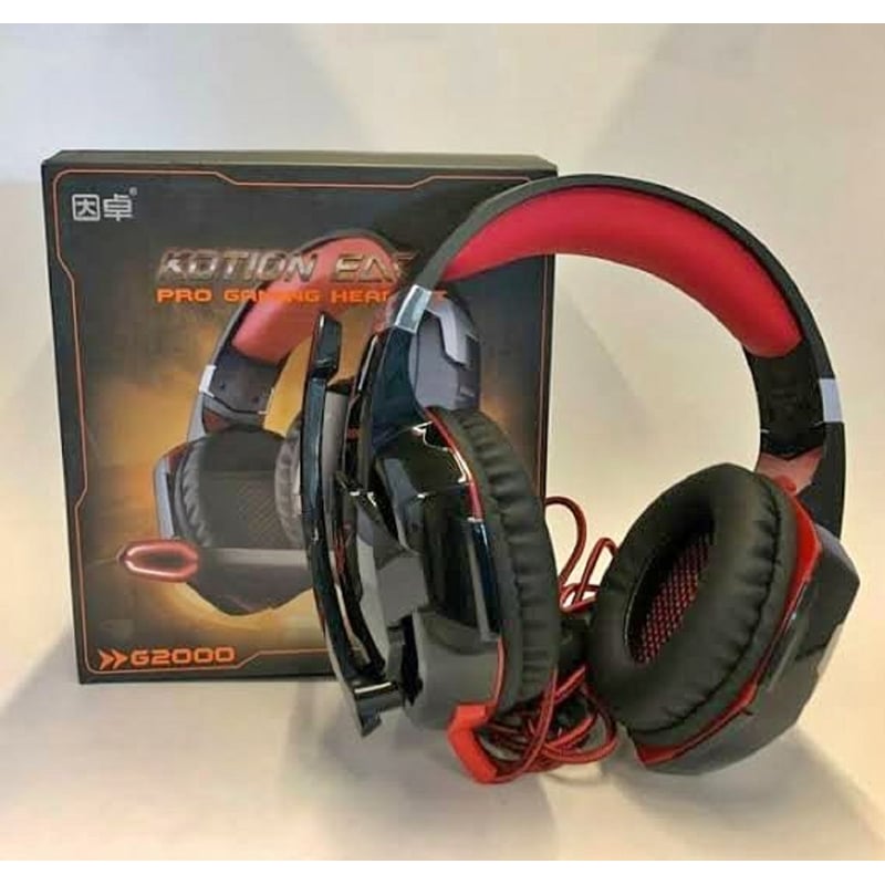 Audífono Diadema Gamer Kotion G4000 Rojo.