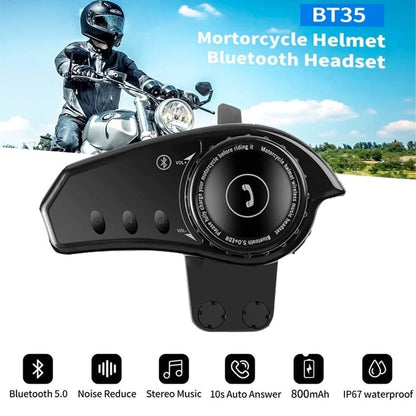 Audífonos  Luces RGB Tipo C bluetooth para casco de Moto MOD JYD-BT35