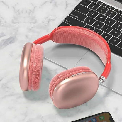 Audífonos Over Ear Bluetooth Rojo MOD STN-01