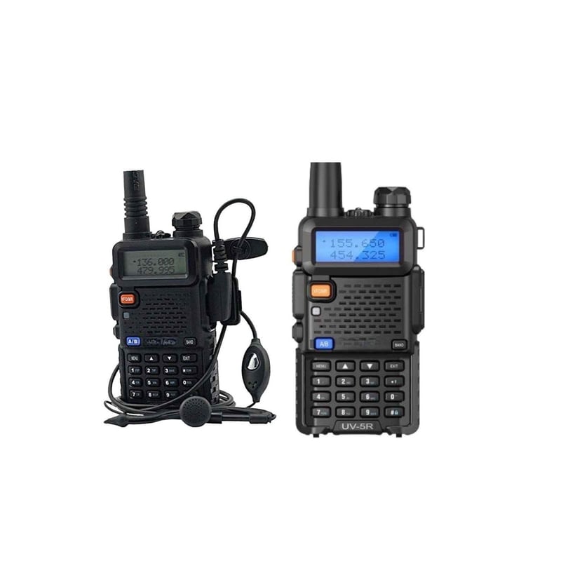 Par de radios Walkie Talkie seisa  Pórtatil con pantalla MOD ST- UV5R