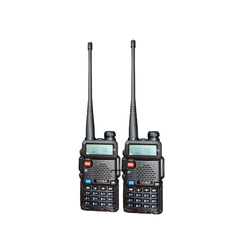 Par de radios Walkie Talkie seisa  Pórtatil con pantalla MOD ST- UV5R