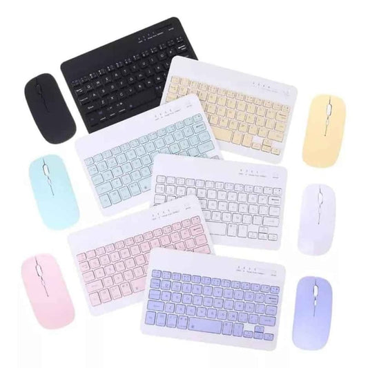 TECLADO MOUSE INALAMBRICO BLUETOOTH VERDE - MOD: A2000