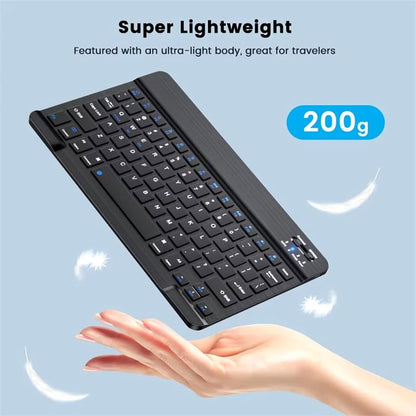 TECLADO MOUSE INALAMBRICO BLUETOOTH NEGRO - MOD: A2000