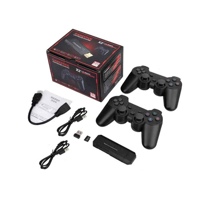 Consola de juegos X2 mando inalámbrico recargable 64G 37000 juegos MOD SZ12155
