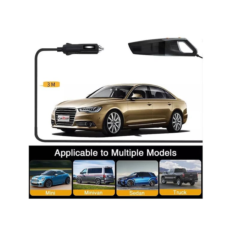 Aspiradora e Inflador 4 en1 para Auto Compresor Carsun 1859
